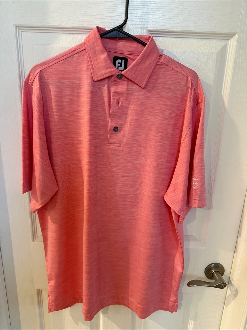 FootJoy Men’s Coral Heather Golf Polo